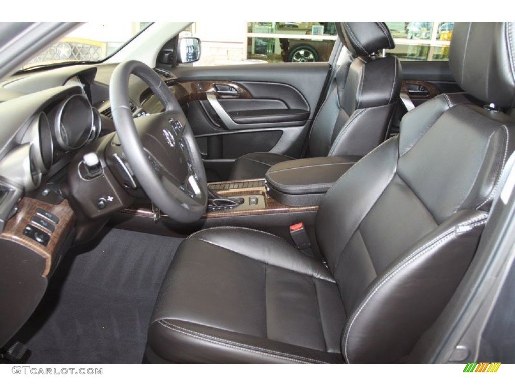 Ebony Interior 2011 Acura MDX Advance Photo #56596940 | GTCarLot.com