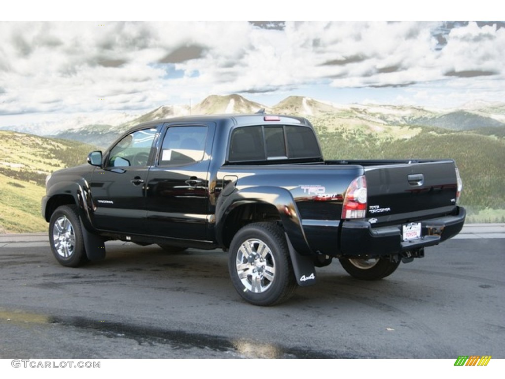 Black 2012 Toyota Tacoma V6 TRD Sport Double Cab 4x4 Exterior Photo #56597730