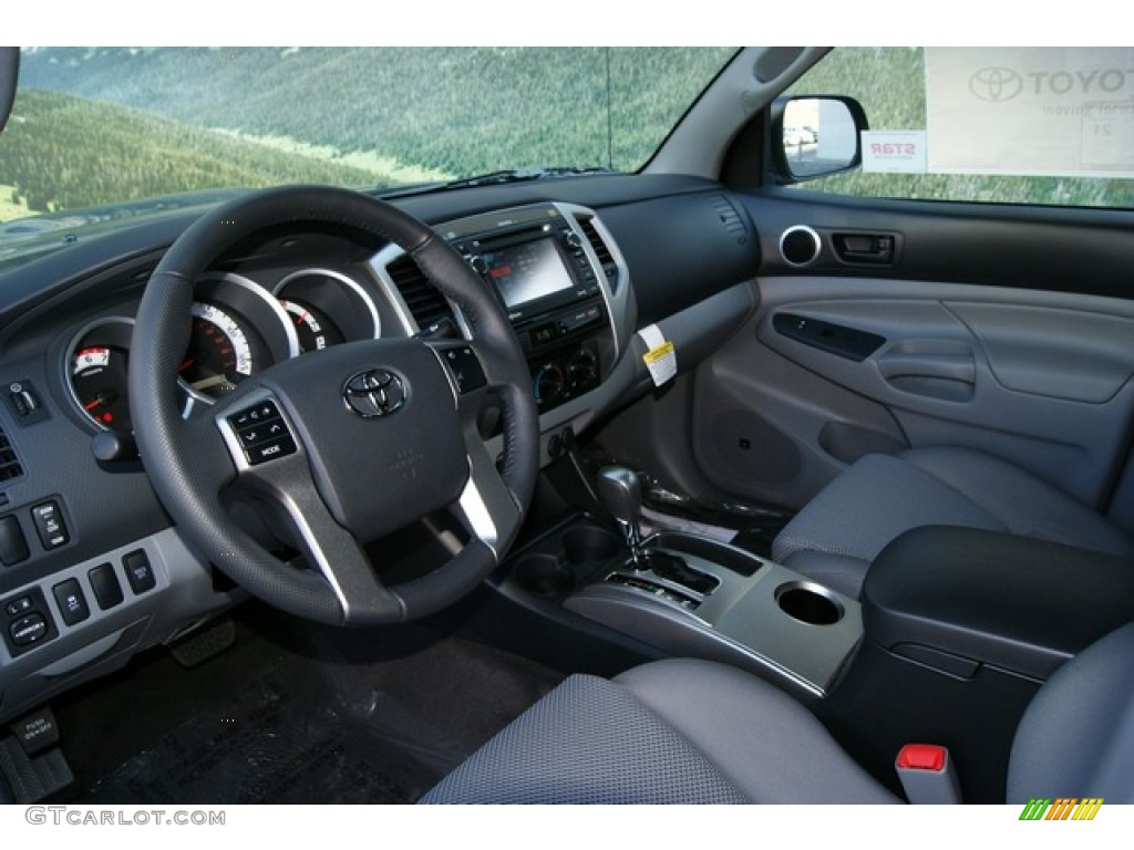2012 Toyota Tacoma V6 TRD Sport Double Cab 4x4 Graphite Dashboard Photo #56597748