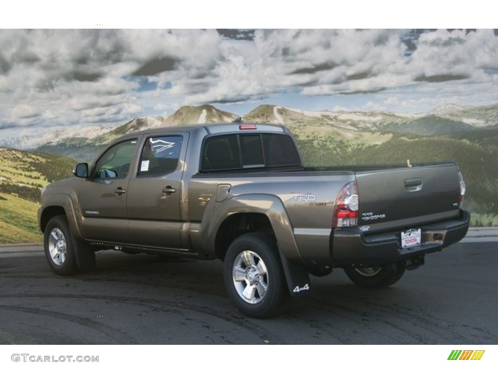 2012 Tacoma V6 TRD Sport Double Cab 4x4 - Pyrite Mica / Graphite photo #3