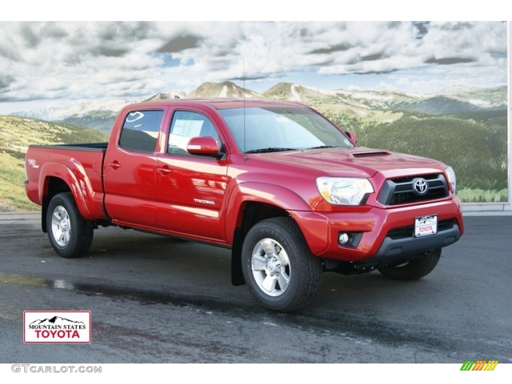 2012 Tacoma V6 TRD Sport Double Cab 4x4 - Barcelona Red Metallic / Graphite photo #1