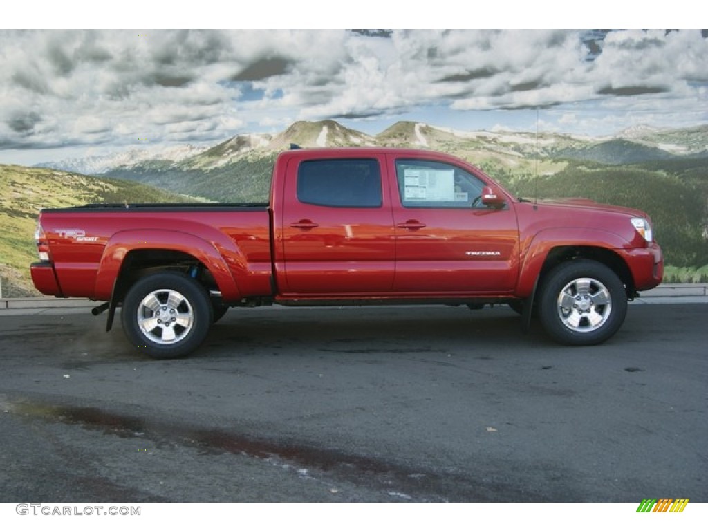 Barcelona Red Metallic 2012 Toyota Tacoma V6 TRD Sport Double Cab 4x4 Exterior Photo #56598108