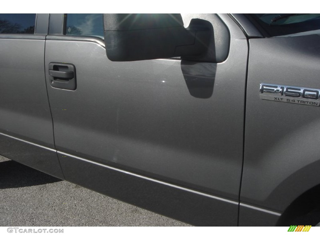 2005 F150 XLT SuperCrew 4x4 - Dark Shadow Grey Metallic / Medium Flint/Dark Flint Grey photo #10