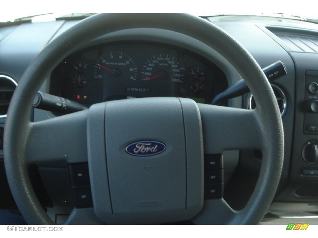 2005 F150 XLT SuperCrew 4x4 - Dark Shadow Grey Metallic / Medium Flint/Dark Flint Grey photo #18