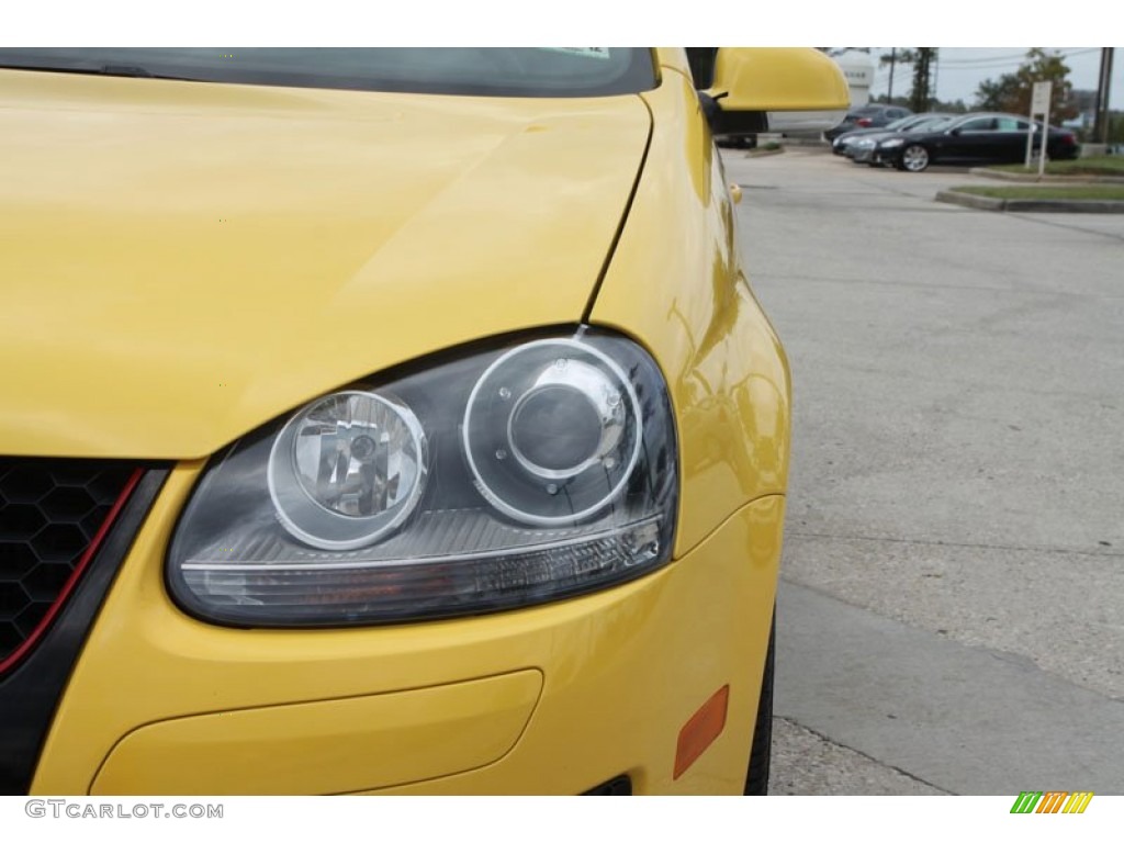2007 Jetta GLI Sedan - Fahrenheit Yellow / Anthracite photo #10