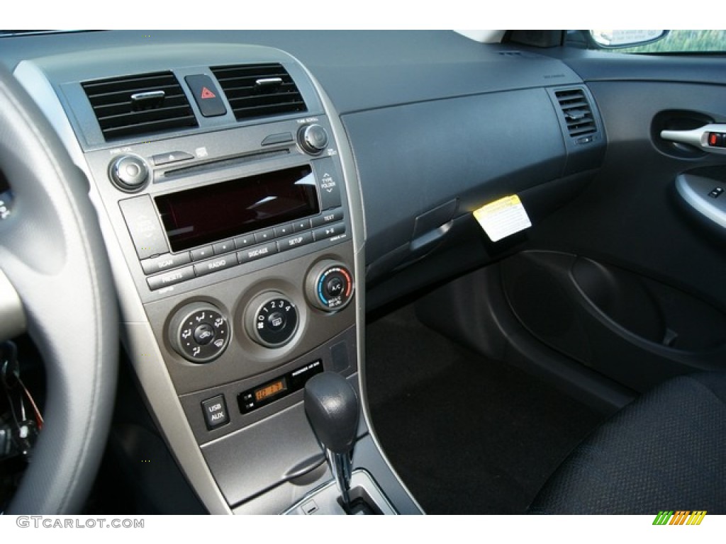 2011 Corolla S - Super White / Dark Charcoal photo #6