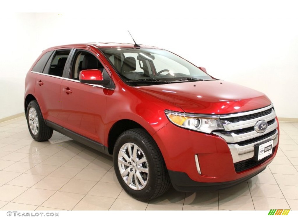 Red Candy Metallic 2011 Ford Edge Limited AWD Exterior Photo #56599645