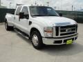 2008 Oxford White Ford F350 Super Duty XLT Crew Cab Dually  photo #1