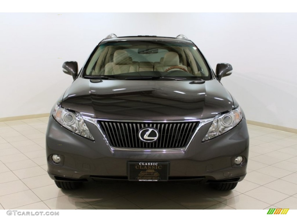 2010 RX 350 AWD - Truffle Brown Mica / Parchment/Brown Walnut photo #2