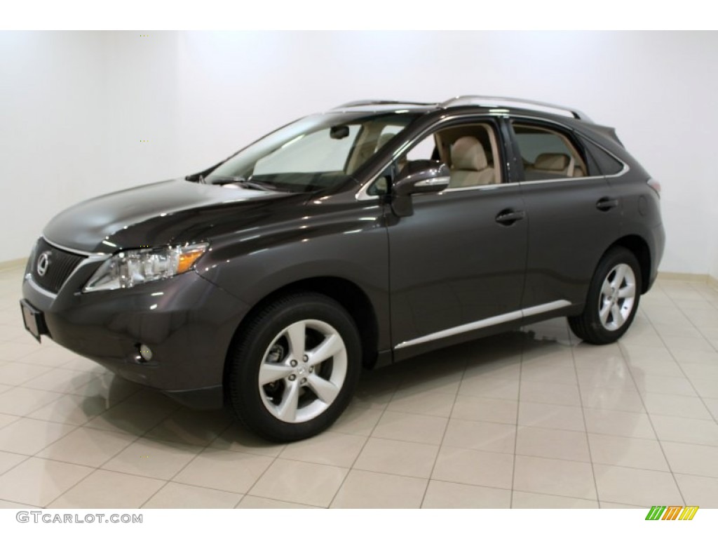 2010 RX 350 AWD - Truffle Brown Mica / Parchment/Brown Walnut photo #3