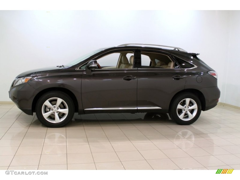 Truffle Brown Mica 2010 Lexus RX 350 AWD Exterior Photo #56600712