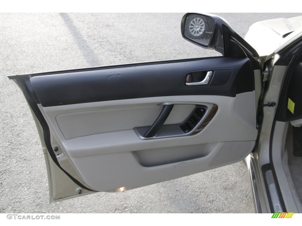 2008 Subaru Legacy 3.0R Limited Warm Ivory Door Panel Photo #56600757