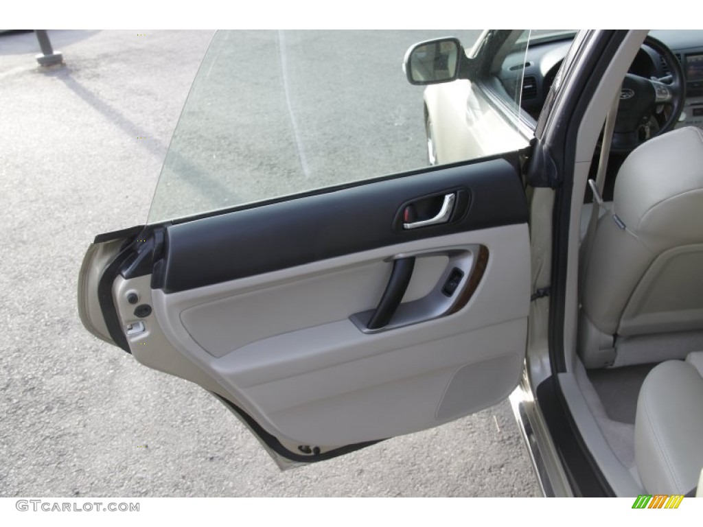 2008 Subaru Legacy 3.0R Limited Warm Ivory Door Panel Photo #56600766