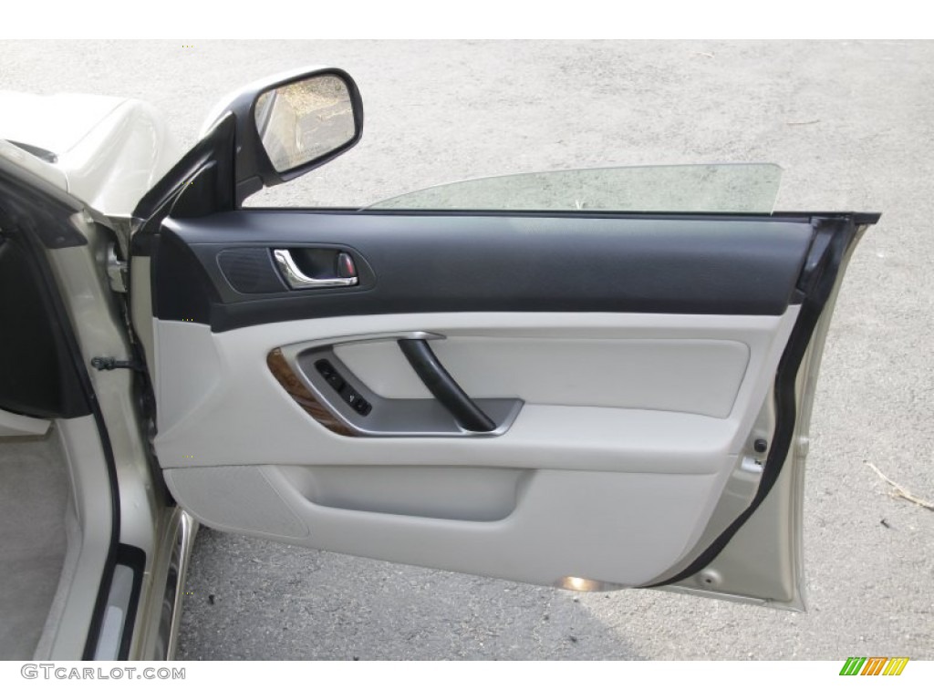 2008 Subaru Legacy 3.0R Limited Warm Ivory Door Panel Photo #56600823