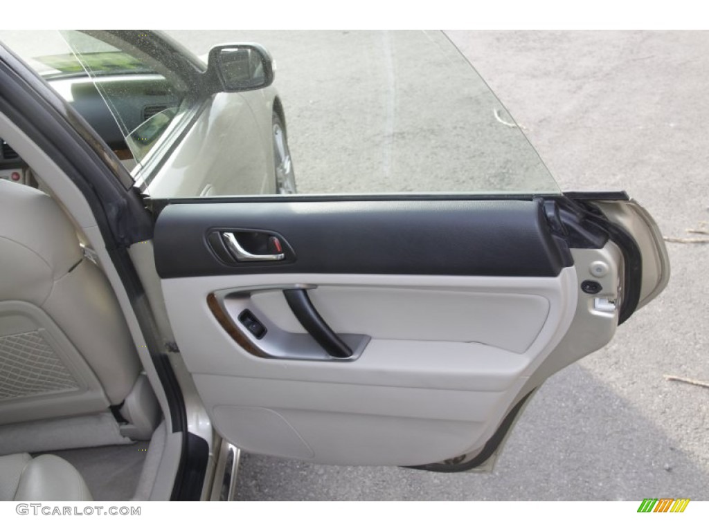 2008 Subaru Legacy 3.0R Limited Warm Ivory Door Panel Photo #56600835