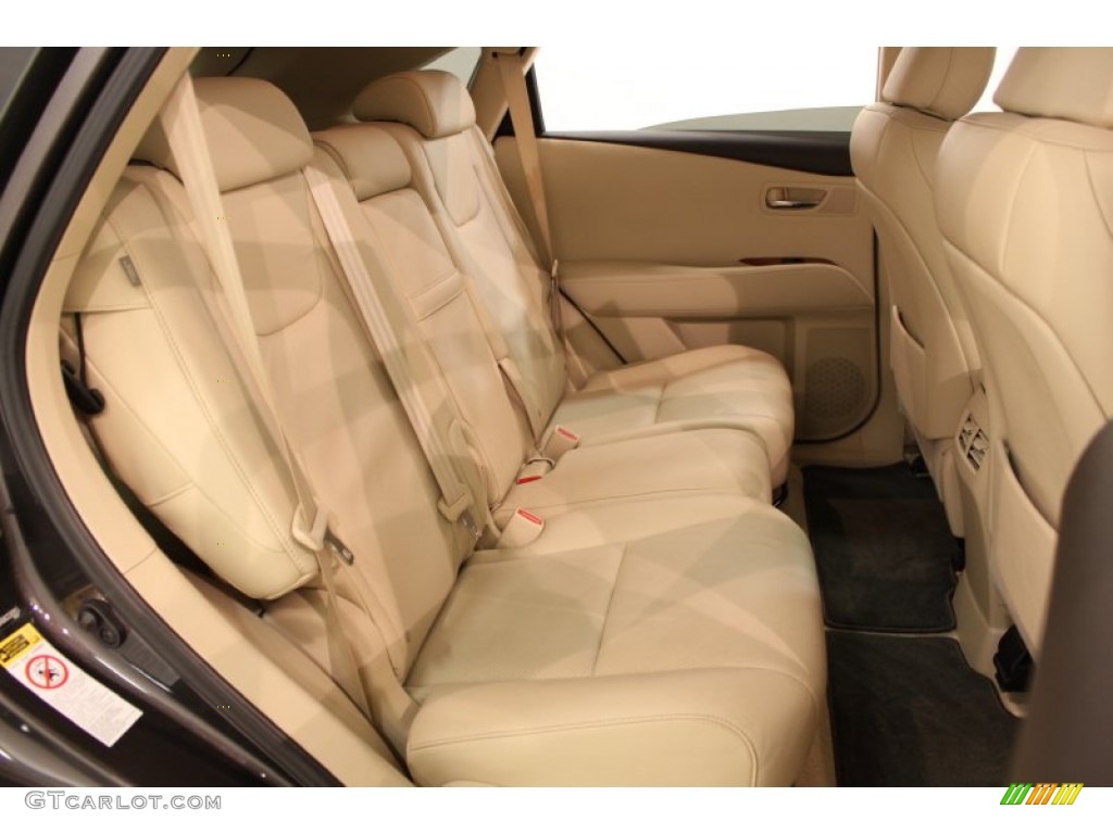 Parchment/Brown Walnut Interior 2010 Lexus RX 350 AWD Photo #56600844
