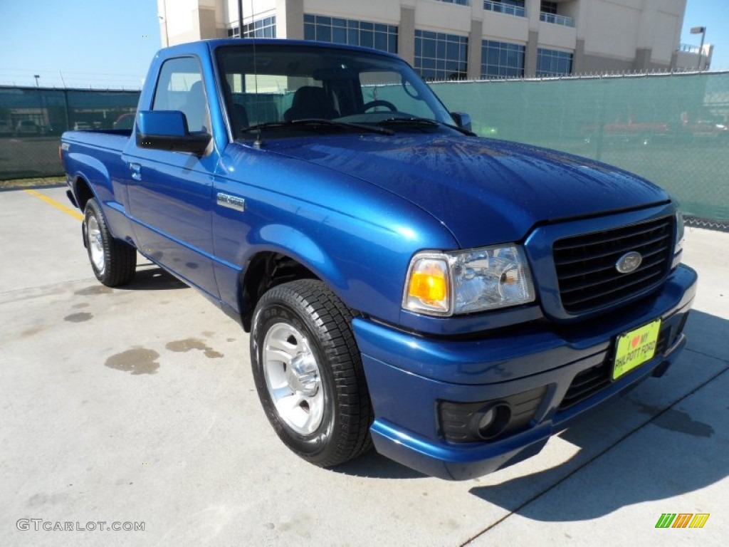 Vista Blue Metallic 2007 Ford Ranger STX Regular Cab Exterior Photo #56600979