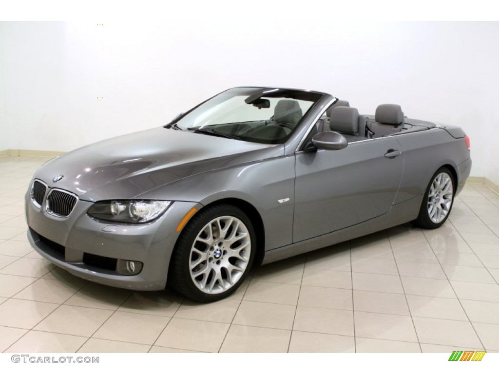 2009 3 Series 328i Convertible - Space Grey Metallic / Grey Dakota Leather photo #3