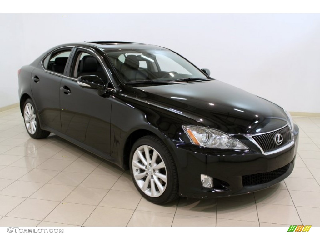 Obsidian Black 2009 Lexus IS 250 AWD Exterior Photo #56601894