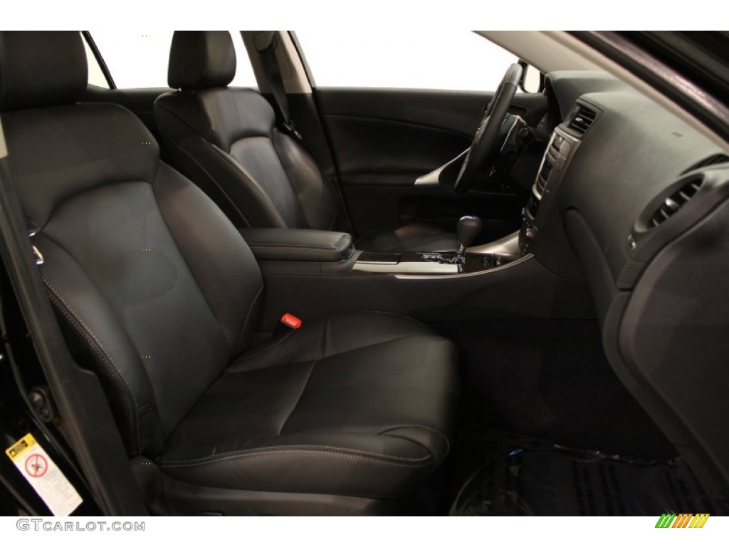 Black Interior 2009 Lexus IS 250 AWD Photo #56601975