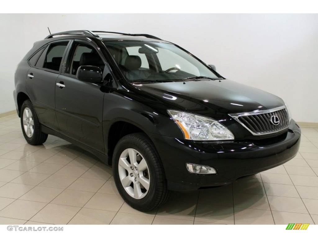 Obsidian Black 2009 Lexus RX 350 AWD Exterior Photo #56602392
