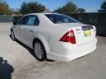 2012 White Suede Ford Fusion Hybrid  photo #5
