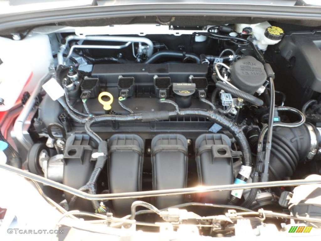 2012 Ford Focus Titanium 5-Door 2.0 Liter GDI DOHC 16-Valve Ti-VCT 4 Cylinder Engine Photo #56604273