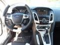 Arctic White Leather 2012 Ford Focus Titanium 5-Door Dashboard