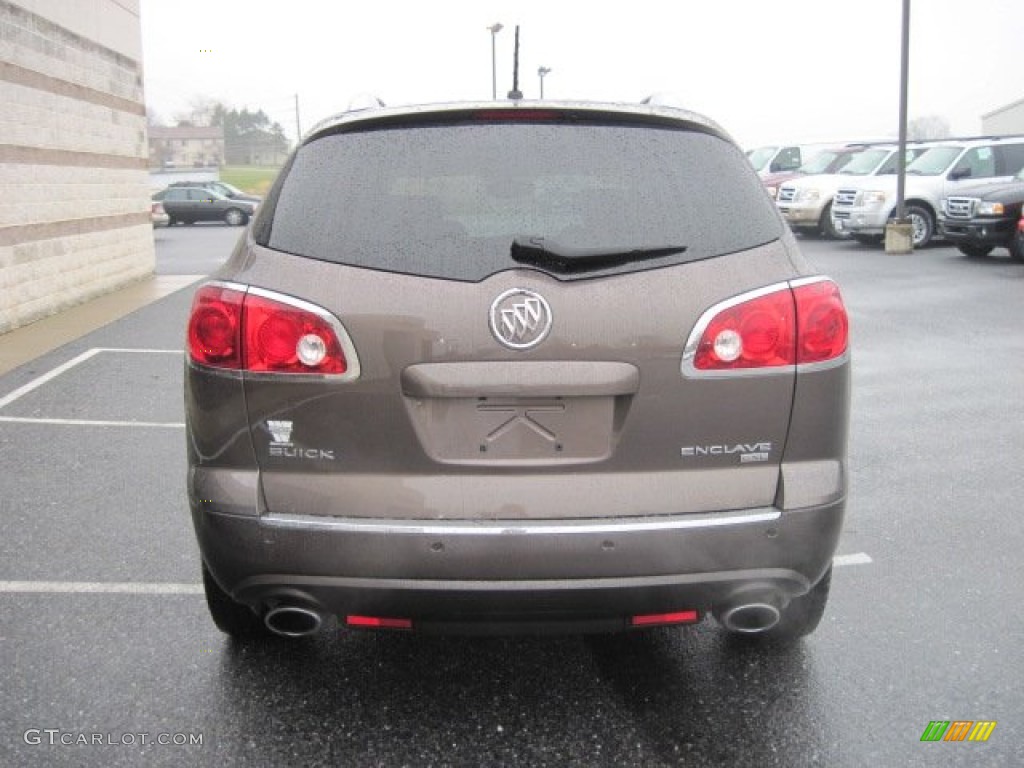 2008 Enclave CXL AWD - Cocoa Metallic / Cashmere/Cocoa photo #8