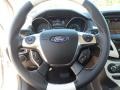 Arctic White Leather Steering Wheel Photo for 2012 Ford Focus #56604372