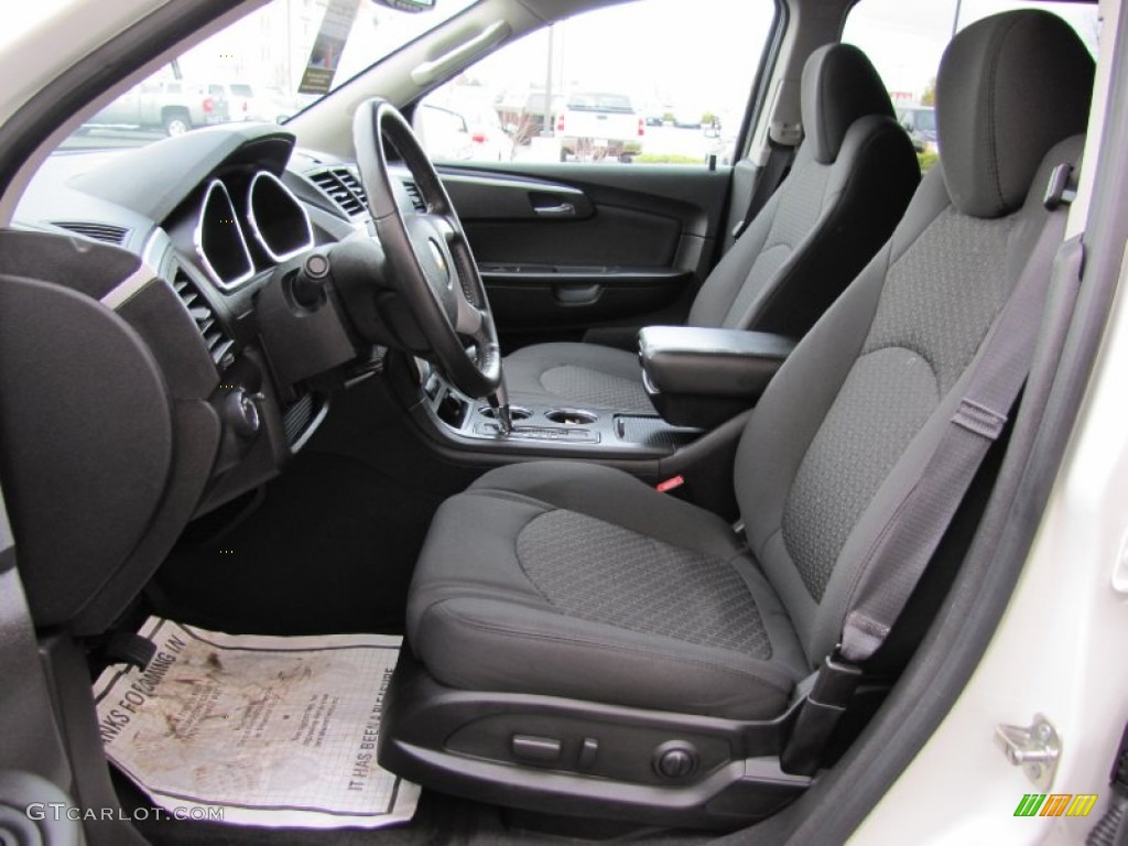 2011 Traverse LT AWD - White / Ebony/Ebony photo #3