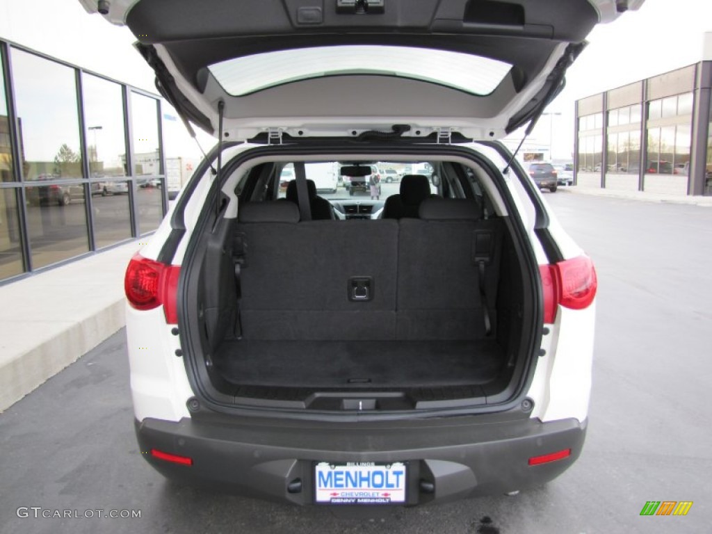 2011 Traverse LT AWD - White / Ebony/Ebony photo #30