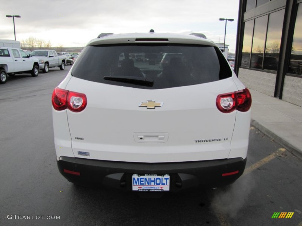 2011 Traverse LT AWD - White / Ebony/Ebony photo #32
