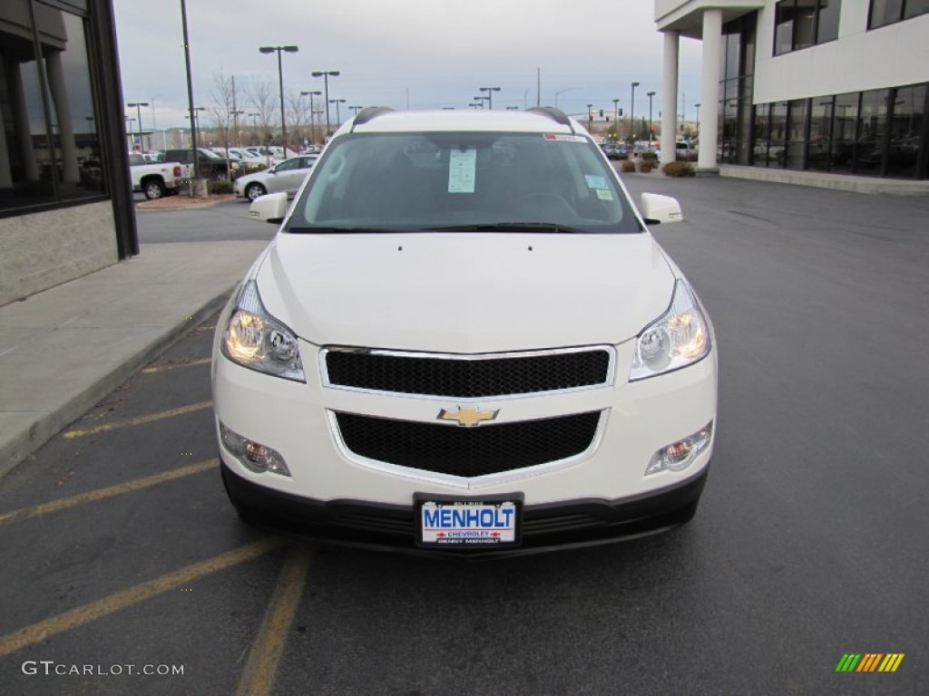 2011 Traverse LT AWD - White / Ebony/Ebony photo #35
