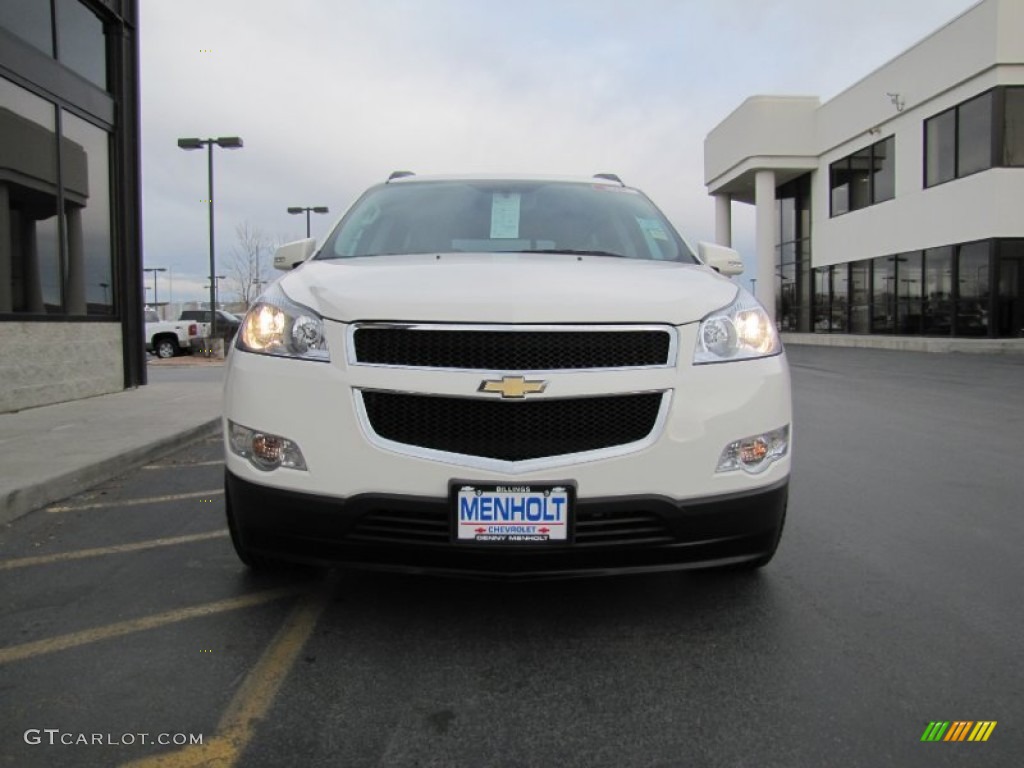 2011 Traverse LT AWD - White / Ebony/Ebony photo #36