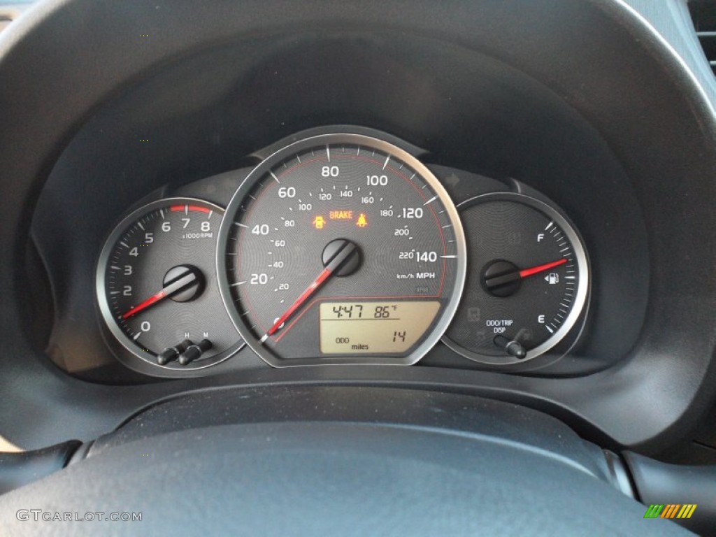 2012 Toyota Yaris L 3 Door Gauges Photo #56605674