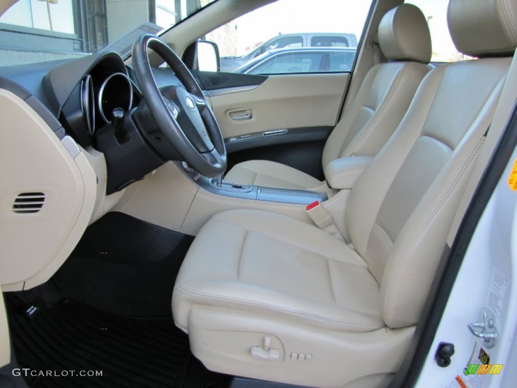 Desert Beige Interior 2008 Subaru Tribeca Limited 7 Passenger Photo #56605764