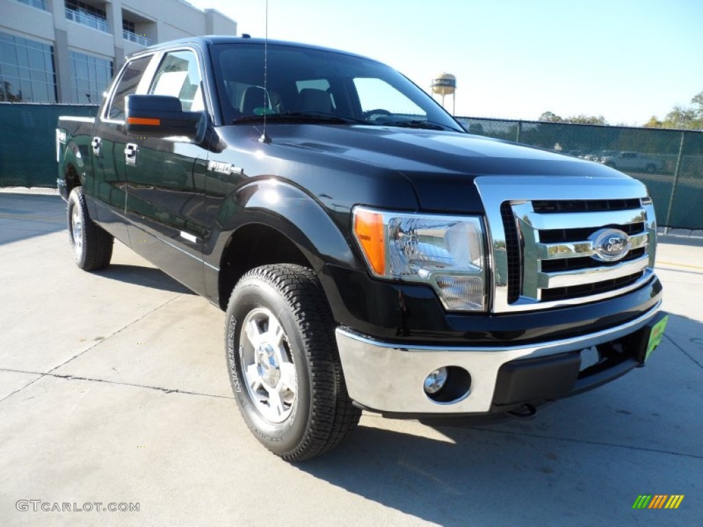 Ebony Black 2011 Ford F150 Texas Edition SuperCrew 4x4 Exterior Photo #56606088