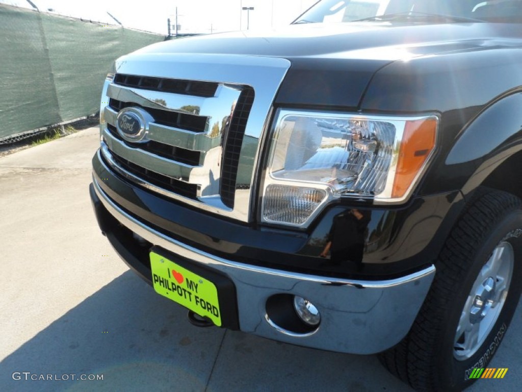 2011 F150 Texas Edition SuperCrew 4x4 - Ebony Black / Steel Gray photo #10