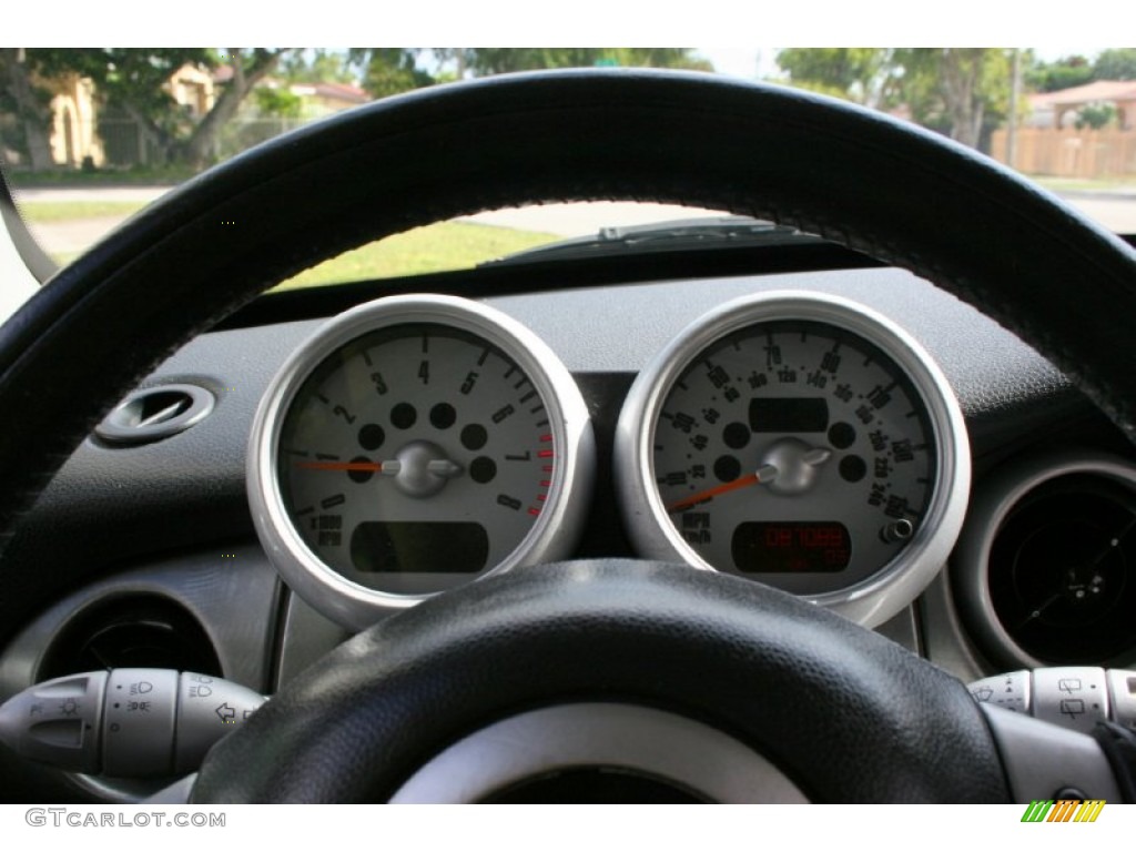 2003 Cooper S Hardtop - Jet Black / Space Grey/Panther Black photo #66