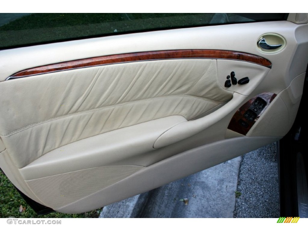 2005 Mercedes-Benz CLK 500 Cabriolet Stone Door Panel Photo #56608773
