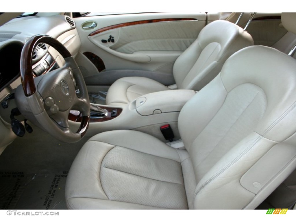 Stone Interior 2005 Mercedes-Benz CLK 500 Cabriolet Photo #56608809