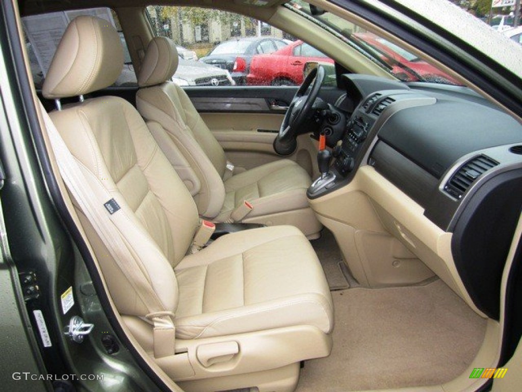 2008 CR-V EX-L 4WD - Green Tea Metallic / Ivory photo #16
