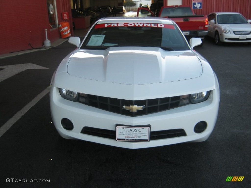 2010 Camaro LS Coupe - Summit White / Black photo #8