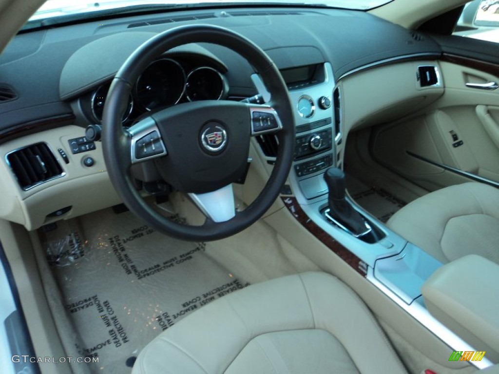 Cashmere/Cocoa Interior 2008 Cadillac CTS Sedan Photo #56614889