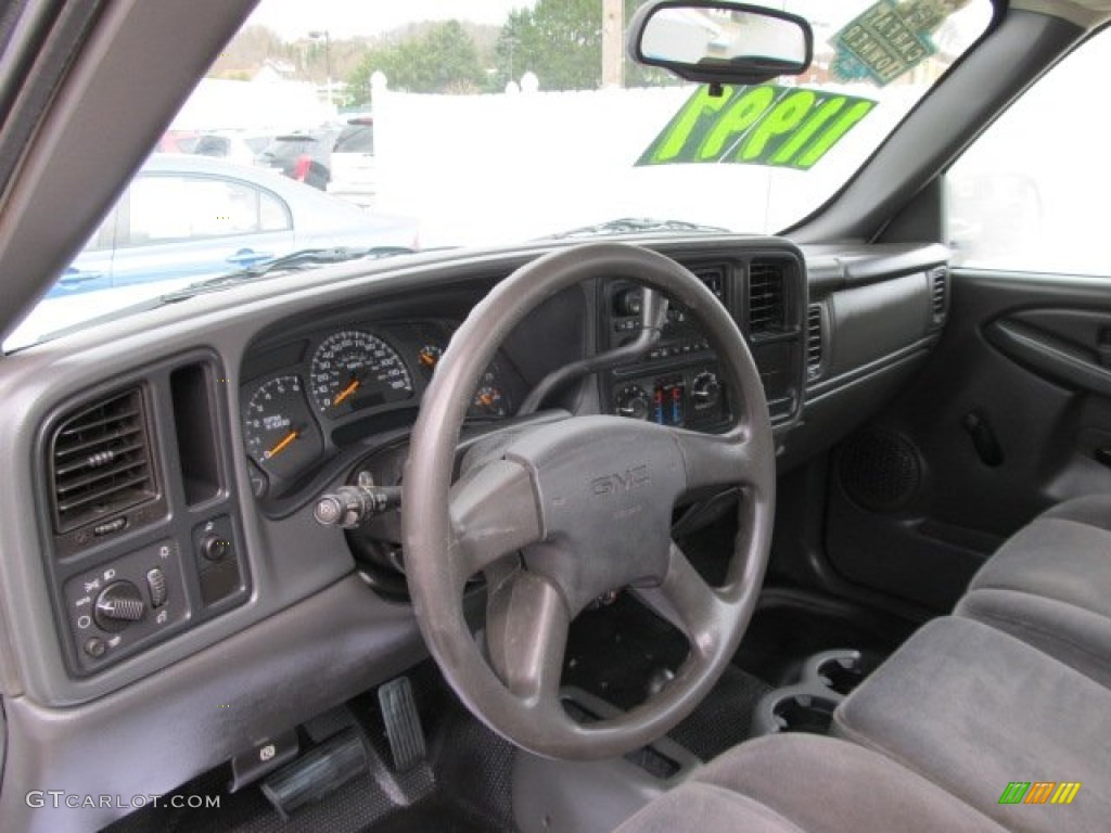 2005 Sierra 1500 Regular Cab 4x4 - Summit White / Dark Pewter photo #12