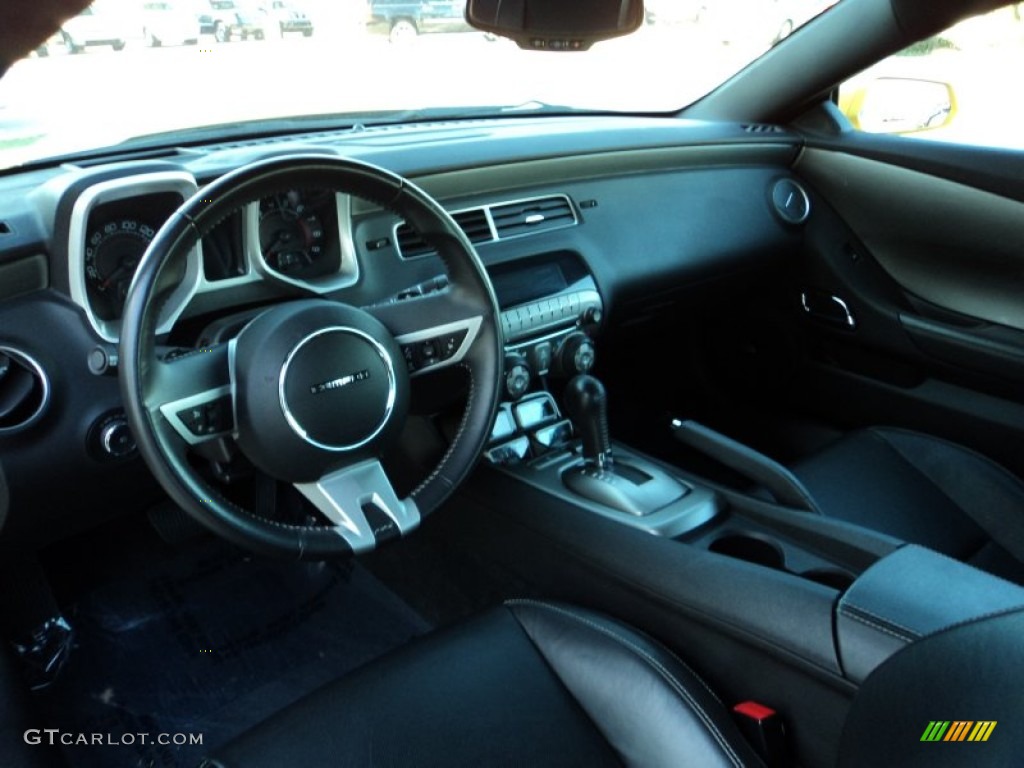 Black Interior 2011 Chevrolet Camaro SS Coupe Photo #56615738