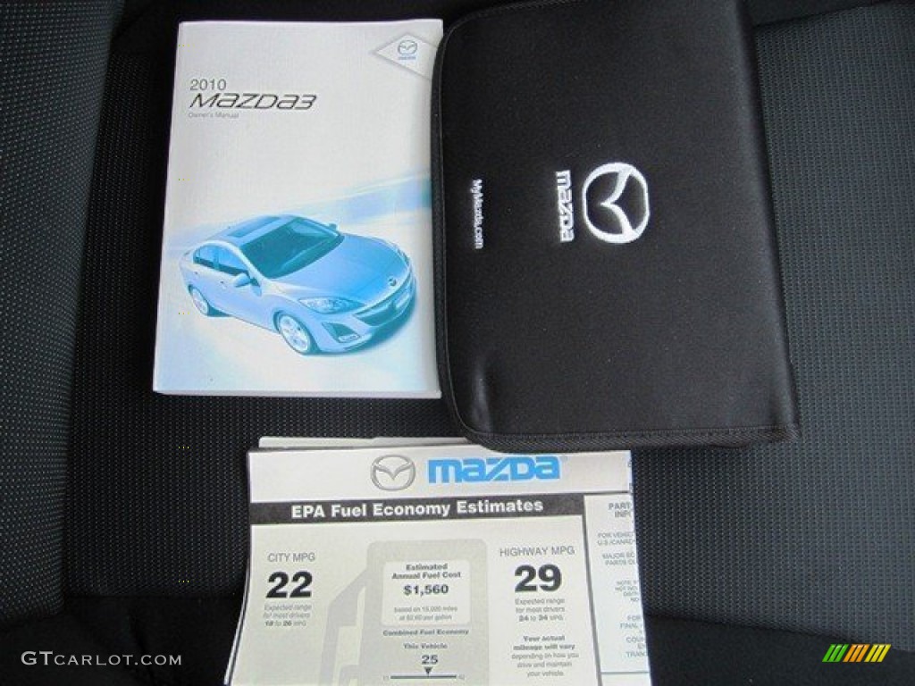 2010 MAZDA3 s Grand Touring 4 Door - Gunmetal Blue Mica / Black photo #21