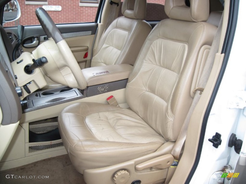 2002 Rendezvous CXL AWD - Bright White / Medium Oak photo #13