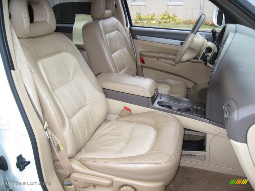 2002 Rendezvous CXL AWD - Bright White / Medium Oak photo #14